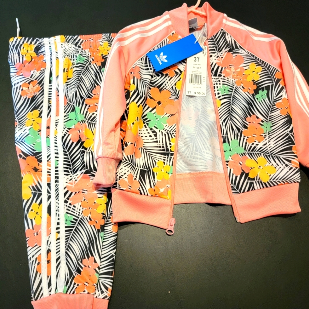 Size 3t Girls Adidas Jogging suit